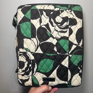 Vera Bradley Imperial Rose Floral Print Tablet Laptop Sleeve Organizer